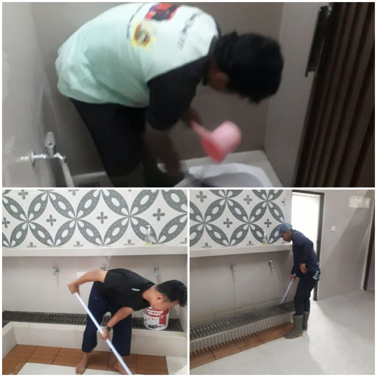 Foto Menjaga Kebersihan Masjid Al-Fithrah Pindad: Wujud Cinta kepada Rumah Allah